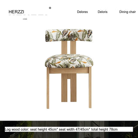 HERZZI Akira Luxe Solid Wood Dining Chair from HERZZI