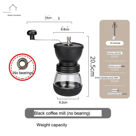 MH Elanora Compact Manual Coffee Grinder Machine from MH