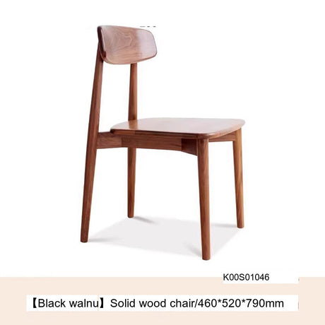 GENJI Harukaze Elegant Solid Wood Dining Chair from GENJI