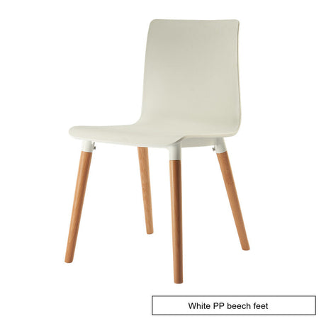 NIYE Isadora Minimalist Plastic Dining Chair from NIYE