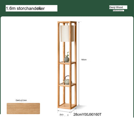 GENJI Isadora Elegant Solid Wood Shelf Cabinet from GENJI