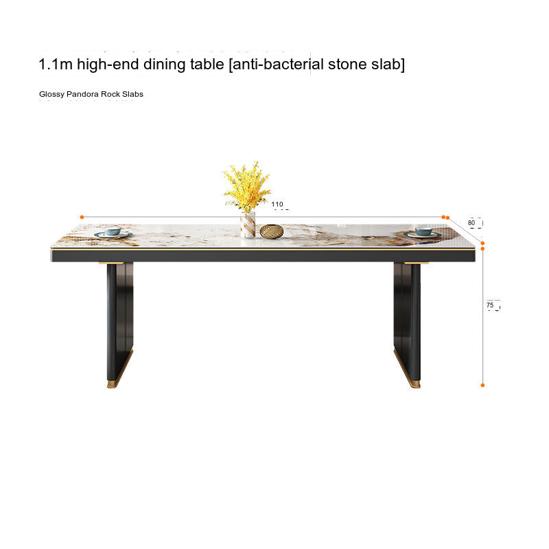 QUANMU Santiago Luminescent Rectangular Luxury Table from QUANMU