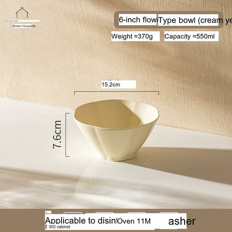 MH Isadora Elegant Ceramic Ramen Bowl Set. from MH
