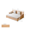GENJI Akiko Versatile Natural Wood Foldable Sofa from GENJI