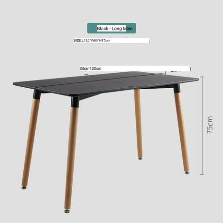ABOUT WHITE Jisoo Elegant Solid Wood Reception Table from ABOUT WHITE