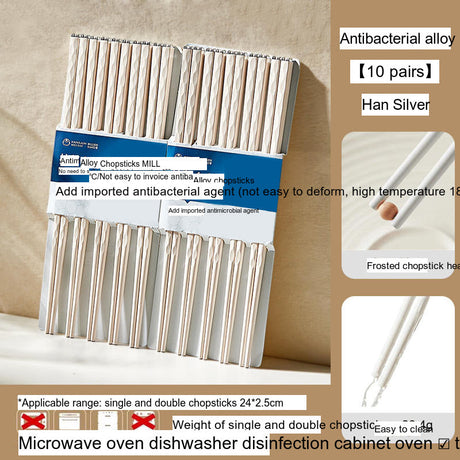 MOSE Antibacterial Metal Chopsticks Set from MOSE