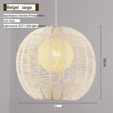 BOJI Kintaro Artistic Woven Lampshade Ceiling Lamp from BOJI