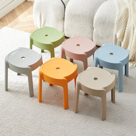 A&D Nyamira Thickened Stackable Round Stool from A&D