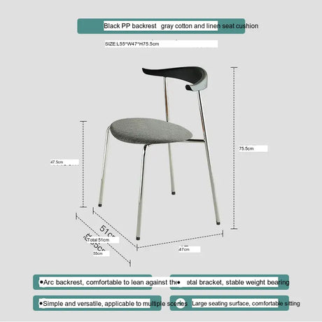 ABOUT WHITE Sapphira Elegant Retro Solid Wood Dining Chair from ABOUT WHITE