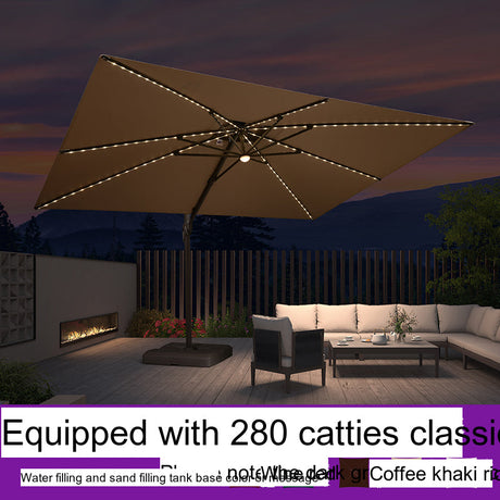 ZIYE Hiroshi Eco-Friendly Solar Street Umbrella from ZIYE