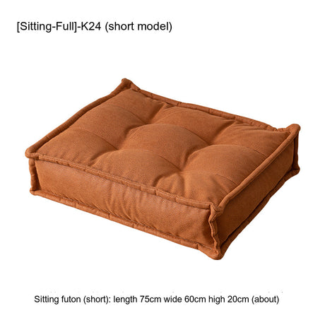 PULI Akihiro Premium Leather Cushioned Futon from PULI