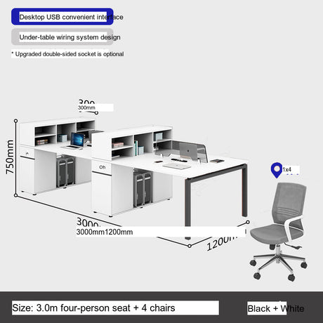 MUTINI Calypso Minimalist Ergonomic Office Desk Set from MUTINI