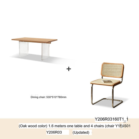GENJI Haruto Elegant Cherrywood Dining Table from GENJI