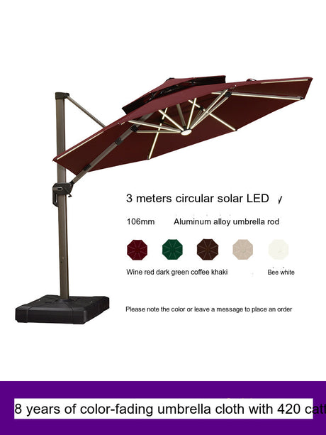 ZIYE Lirien Street Umbrella Solar Powered Villa from ZIYE