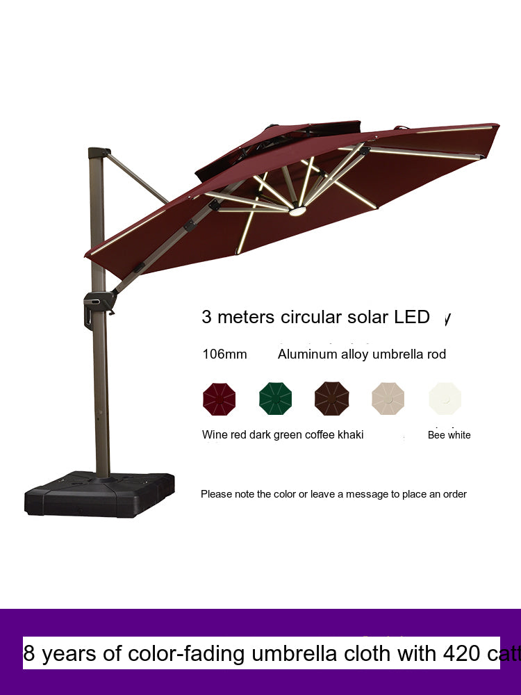 ZIYE Lirien Street Umbrella Solar Powered Villa from ZIYE