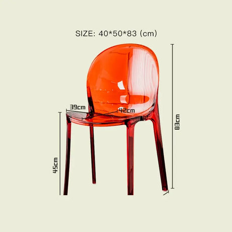 LAZYSPACE Leo Acrylic Coffee Chair from LAZYSPACE