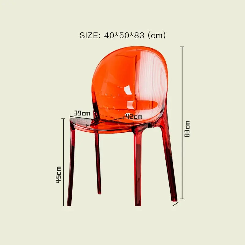 LAZYSPACE Leo Acrylic Coffee Chair from LAZYSPACE