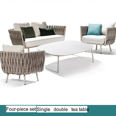 RATTAN SPACE Alhambra Waterproof Nordic Garden Chair Set from RATTAN SPACE