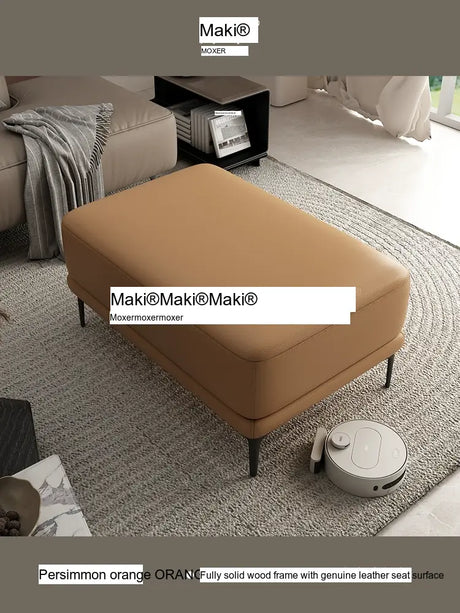MOXER Lichtenstein Versatile Colorful Leather Stool from MOXER