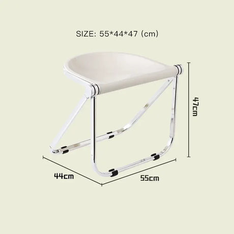 LAZYSPACE Noah Transparent Folding Chair from LAZYSPACE