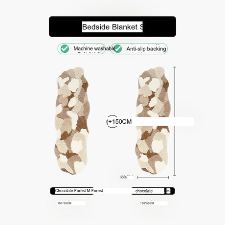 KENZAKI Sakura Snow Washable Rug from KENZAKI