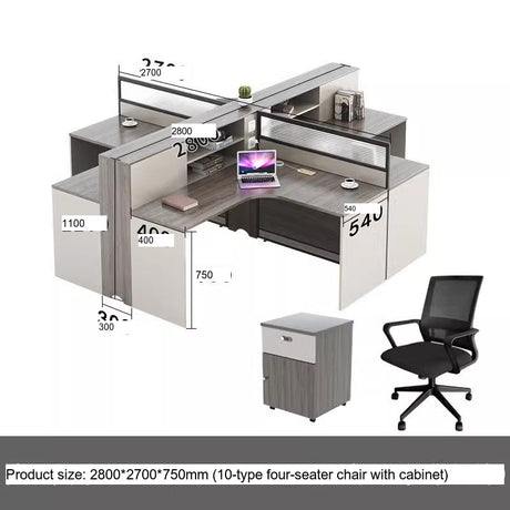 MUTINI Jasper Sleek Modern Office Desk Set from MUTINI