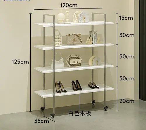 SM Liam Black Shoes and Clothing Stand from SM