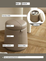 MOXER Lucinda Elegant Light Luxury Makeup Stool from MOXER