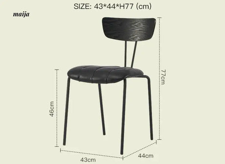LAZYSPACE Benjamin Industrial Wind Dining Chair from LAZYSPACE
