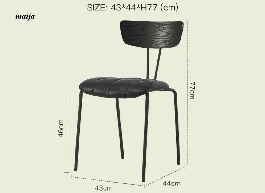 LAZYSPACE Benjamin Industrial Wind Dining Chair from LAZYSPACE