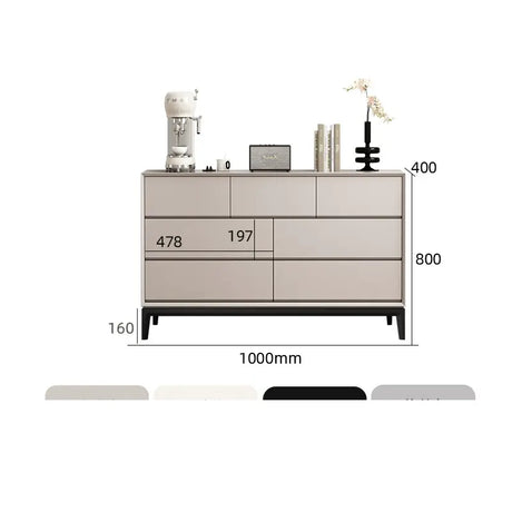LINYUE Silas Italian Minimalist Eight-Drawer Storage Unit from LINYUE