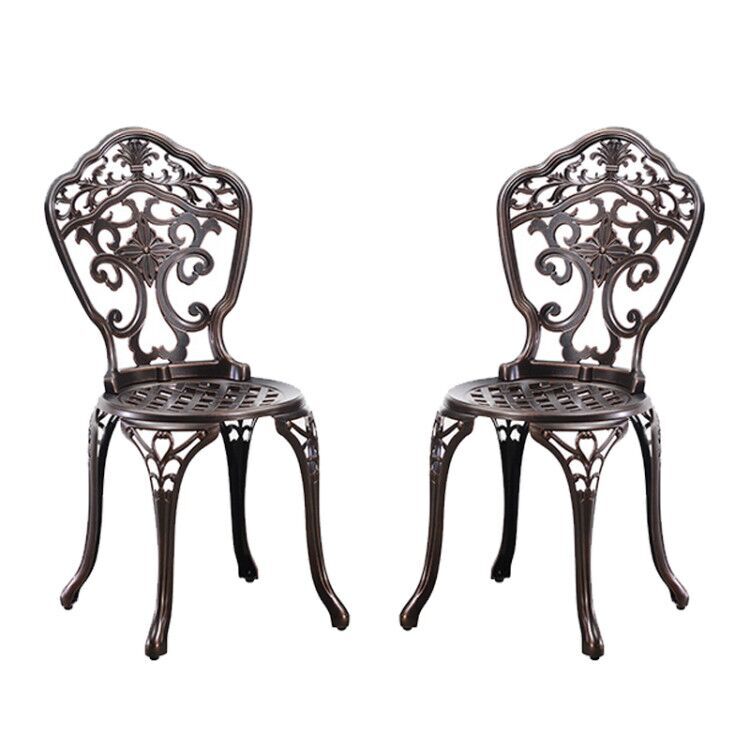 ZIYE Fujiko Elegant Wrought Iron 3-Piece Coffee Table Set from ZIYE