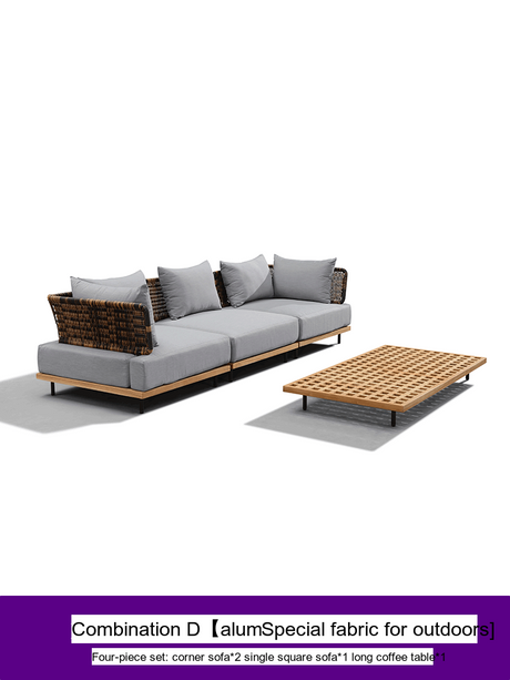 ZIYE Celestine Cozy Scandinavian Natural Sofa from ZIYE