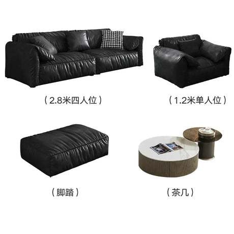 LATE AUTUMN Black Scandinavian Sofa with Modern Design from LATE AUTUMN