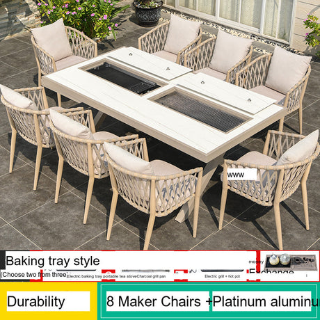 MOJIA Callista Aluminum Outdoor Lounge Chair for Modern Villas from MOJIA