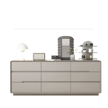 LINYUE Gideon Italian Black Minimalist Multi-Drawer Cabinet from LINYUE