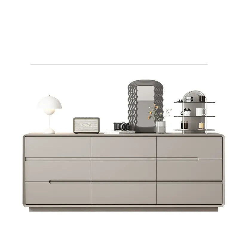 LINYUE Gideon Italian Black Minimalist Multi-Drawer Cabinet from LINYUE