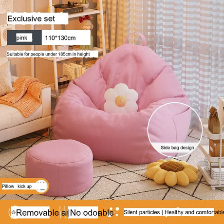 LEDONG Kintaro Plush Versatile Bean Bag Chair from LEDONG