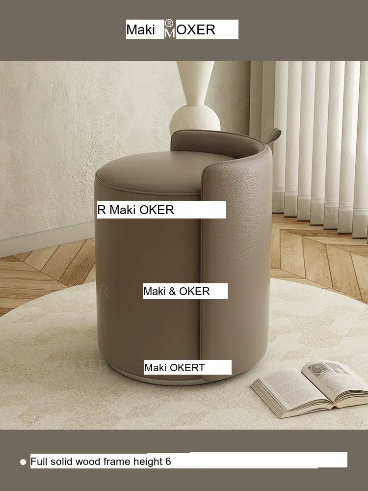 MOXER Nishikawa Elegant Luxury Swivel Makeup Chair from MOXER