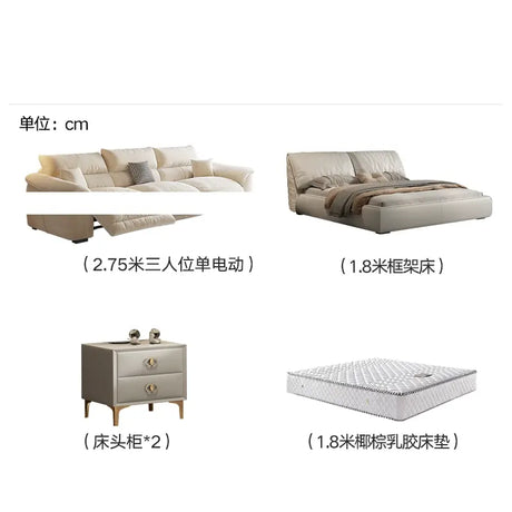 LATE AUTUMN Universal Electric Minimalist Cream Sofa from LATE AUTUMN