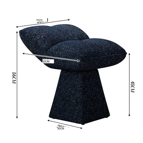 FANMINGDI Elowen Cream Chic Stylish Makeup Stool from FANMINGDI
