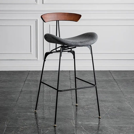 ABOUT WHITE Amaya Elegant Industrial Bar Stool from ABOUT WHITE