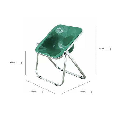 THOUGHTS Marcellus Transparent Folding Makeup Stool from THOUGHTS