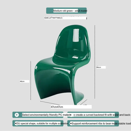 ABOUT WHITE Jintae Minimalist Transparent Dining Chair from ABOUT WHITE