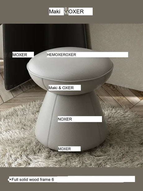 MOXER Zephyra Luxurious Swivel Makeup Stool from MOXER