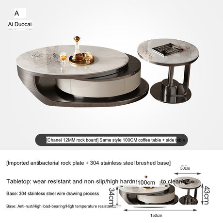Seaton Lazy Susan Dining Table from MODENG