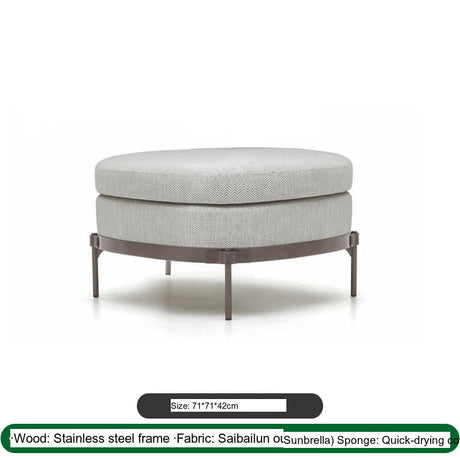 DIME GARDEN Azucena Waterproof Rattan Chair & Coffee Table Set from DIME GARDEN