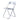 NIYE Montgomery Sleek Transparent Folding Stool from NIYE