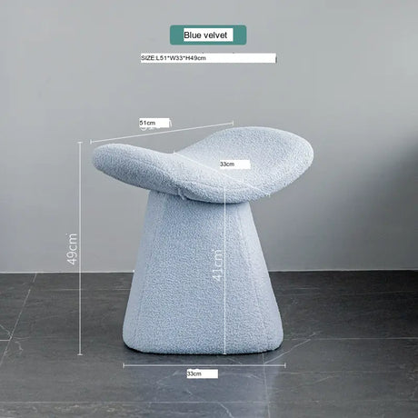 ABOUT WHITE Isolde Velvet Rotating Single Chair from ABOUT WHITE