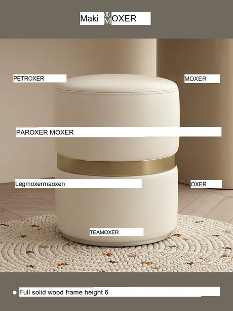 MOXER Kairo Elegant Rotating Makeup Stool from MOXER